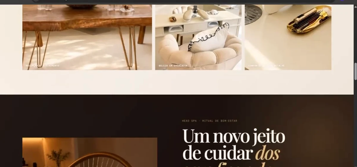 Quadro real da gravação de Studio Andressa Porto: Navegação · versão de computador